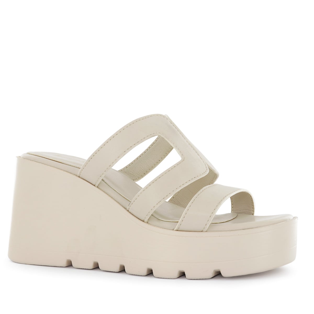 SANDALIAS CUÑA MUJER KESHA08 HIELO - 1