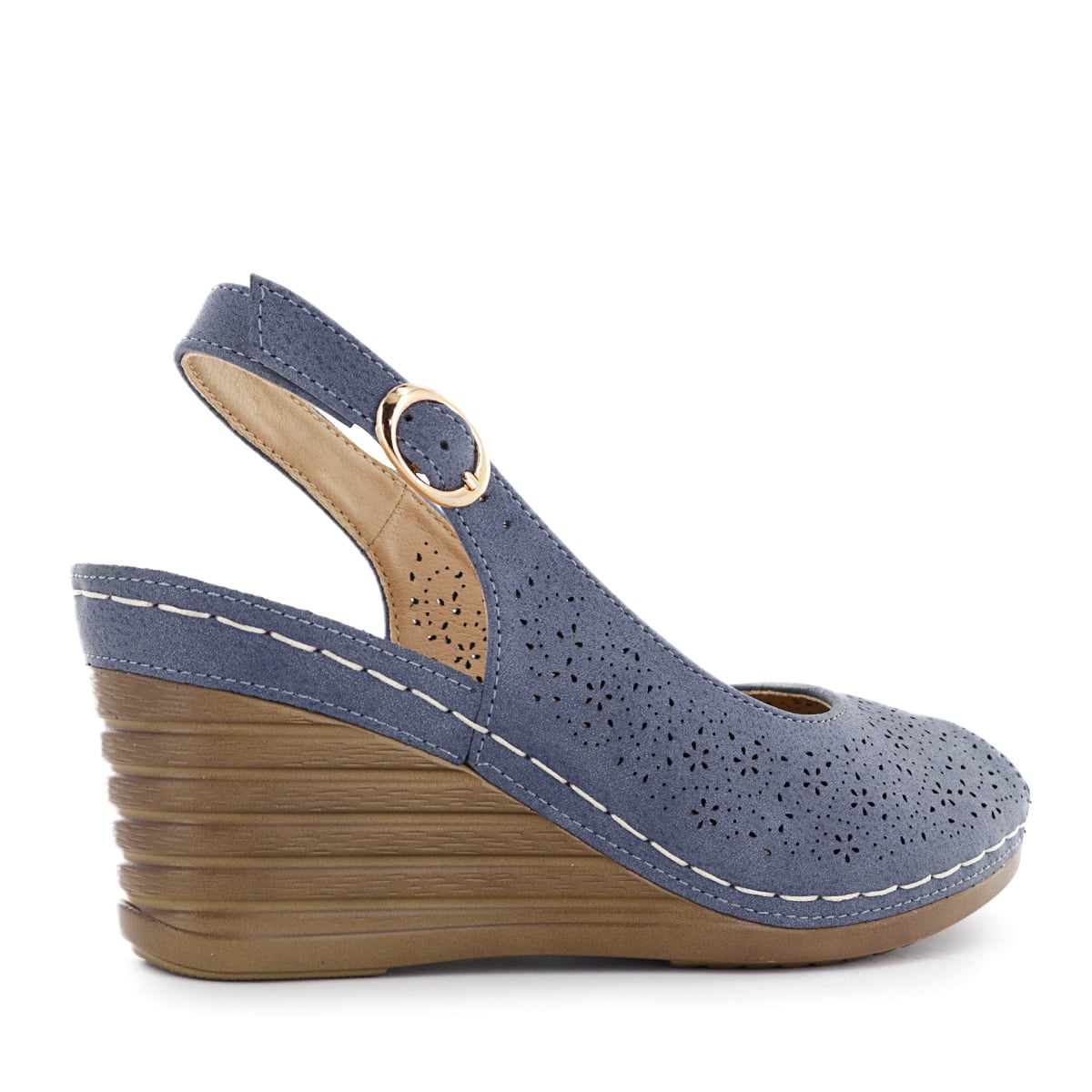 SANDALIAS CUÑA MUJER SAIDA17 INDIGO - 3