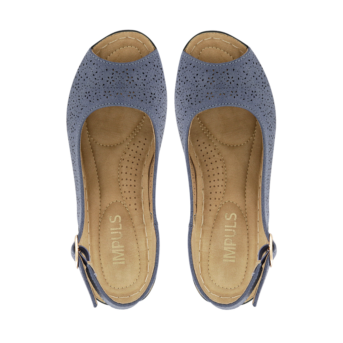 SANDALIAS CUÑA MUJER SAIDA17 INDIGO - 5