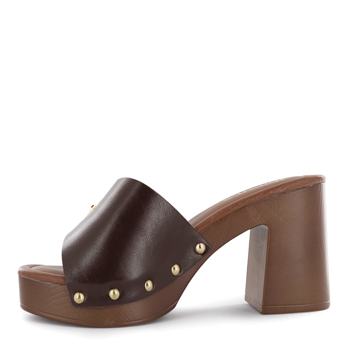 SANDALIAS TACO MUJER HALSEY04 CHOCOLATE - 4