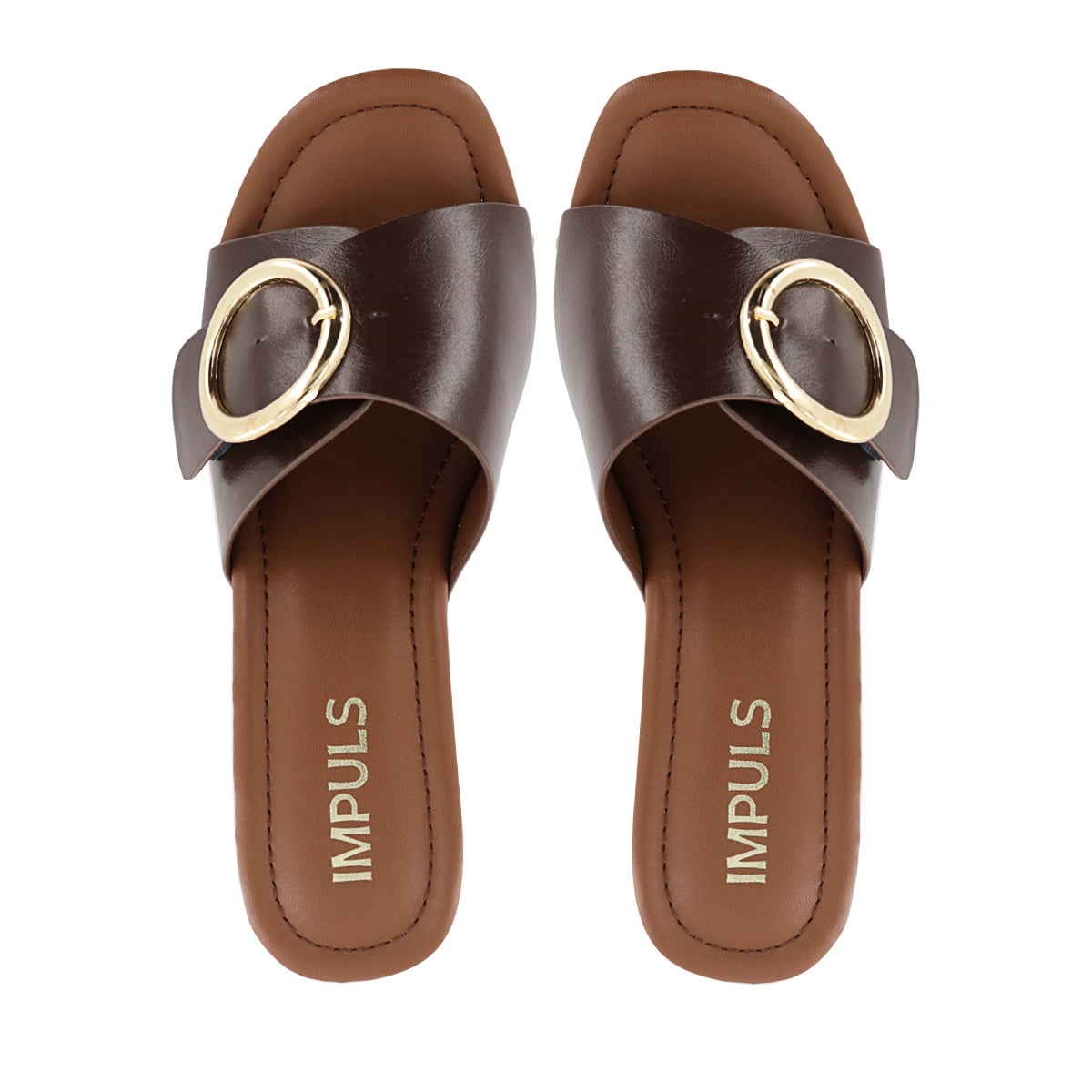 SANDALIAS TACO MUJER HALSEY04 CHOCOLATE - 5