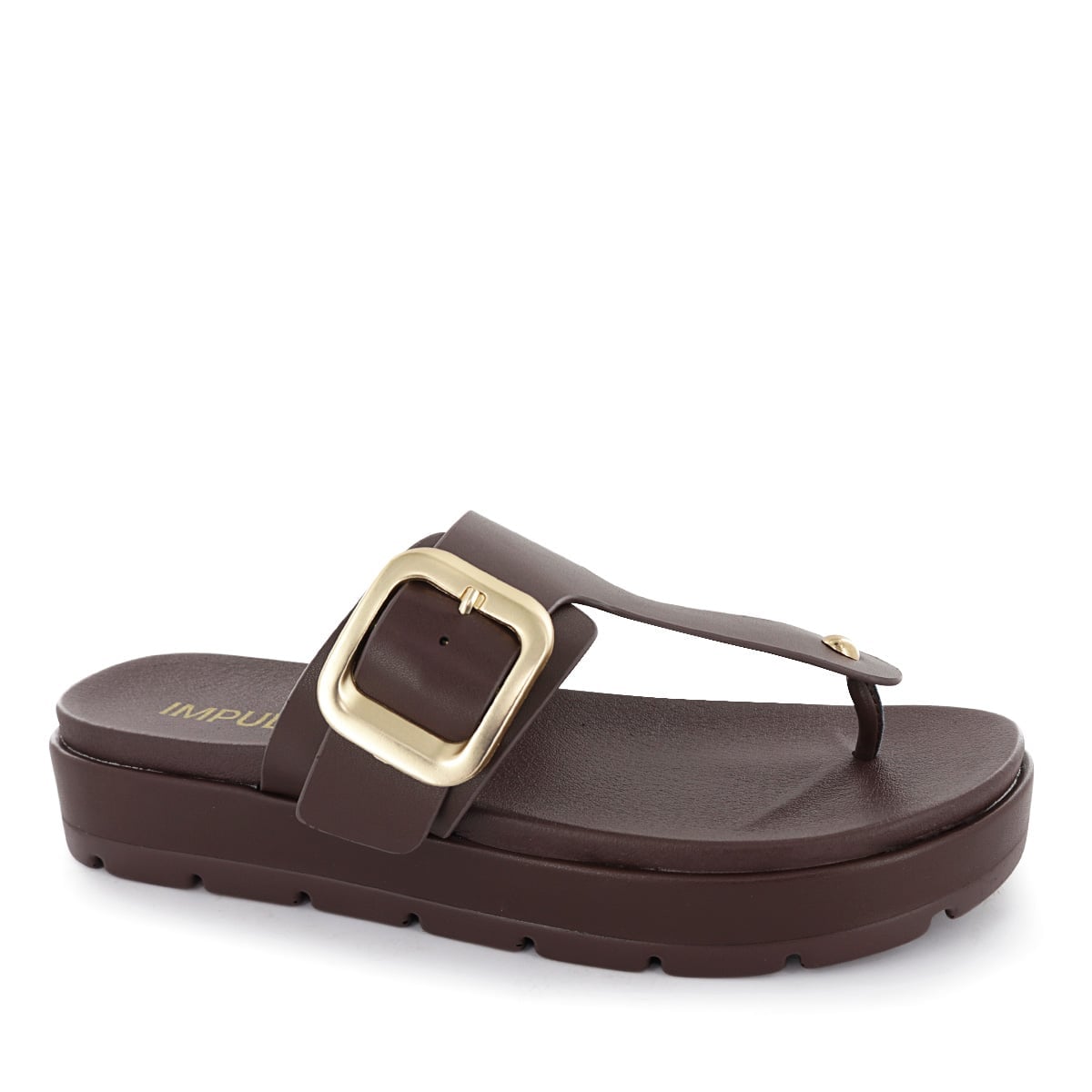 SANDALIAS CUÑA MUJER KESHA09 CHOCOLATE - 1