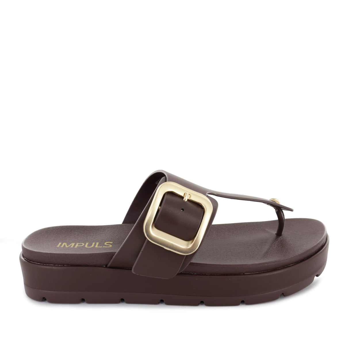 SANDALIAS CUÑA MUJER KESHA09 CHOCOLATE - 2