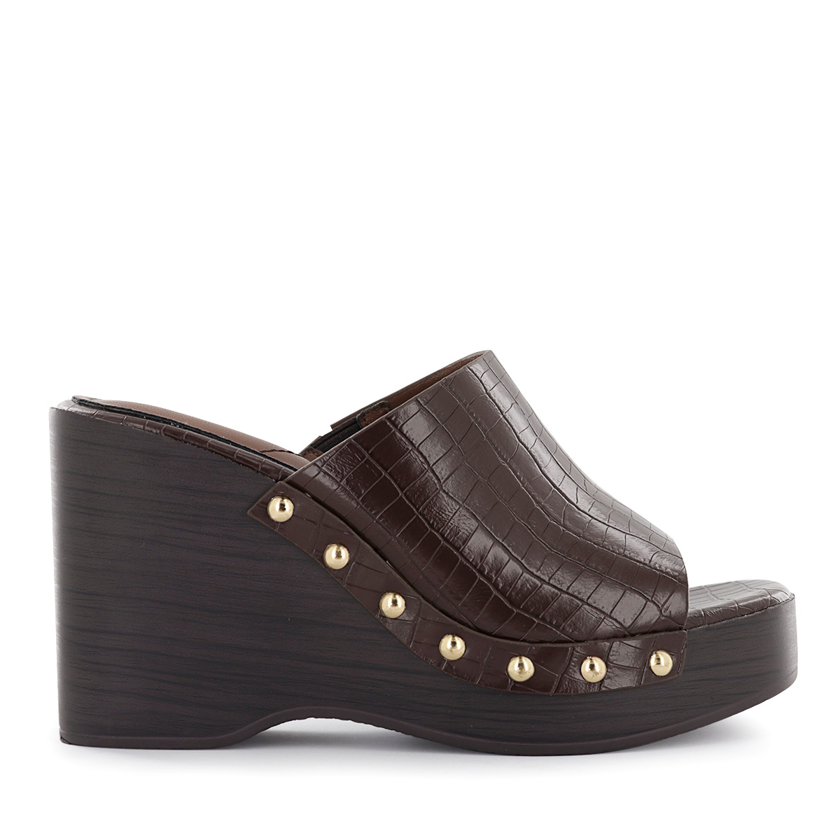 SANDALIAS CUÑA MUJER ABI13 CAFE - 2