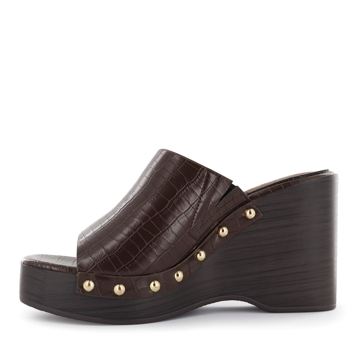 SANDALIAS CUÑA MUJER ABI13 CAFE - 4