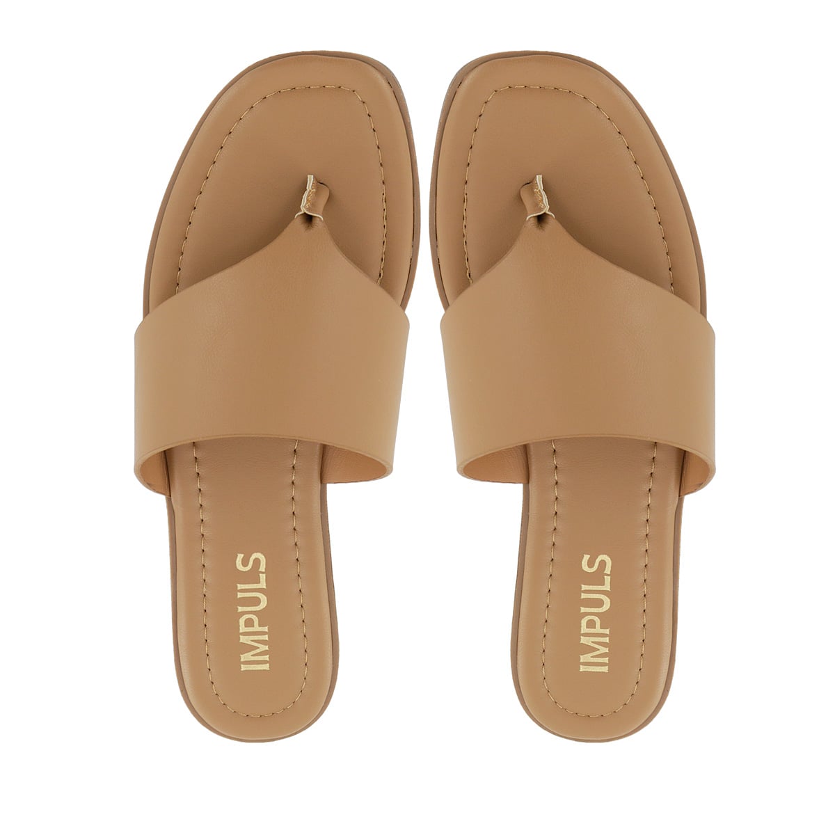 SANDALIAS FLATS MUJER DAIRA09 BEIGE - 5