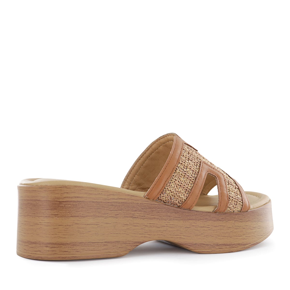 SANDALIAS CUÑA MUJER ABI15 CAMEL - 3