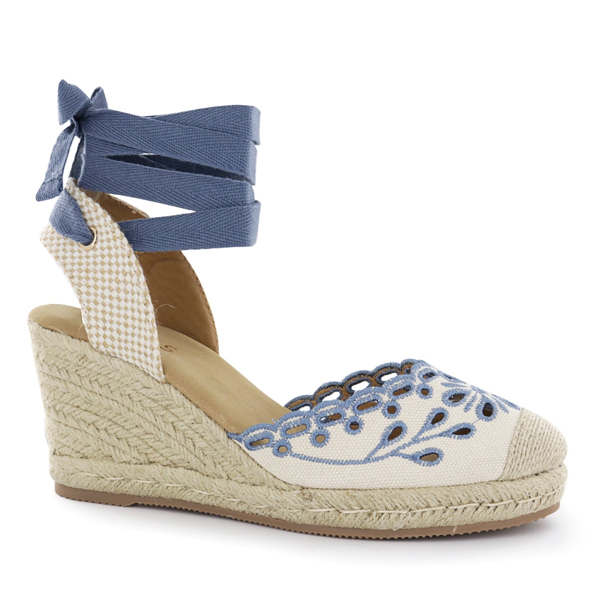 ALPARGATAS CUÑA MUJER HELLEN03 NAVY - 1