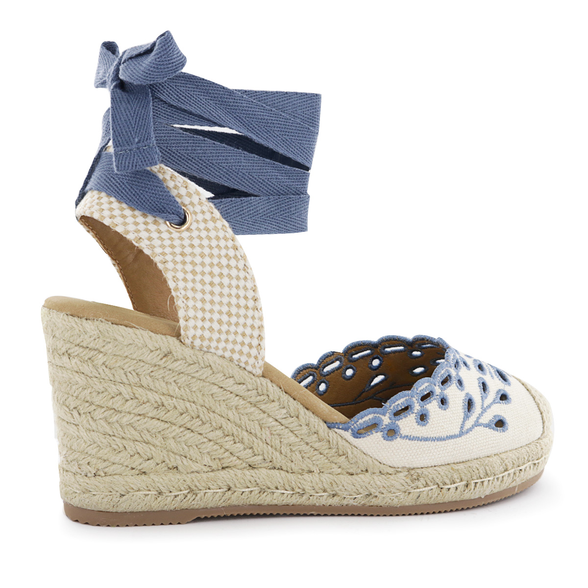 ALPARGATAS CUÑA MUJER HELLEN03 NAVY - 3