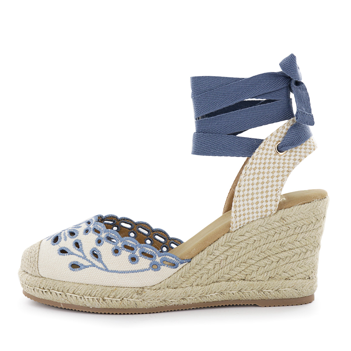 ALPARGATAS CUÑA MUJER HELLEN03 NAVY - 4