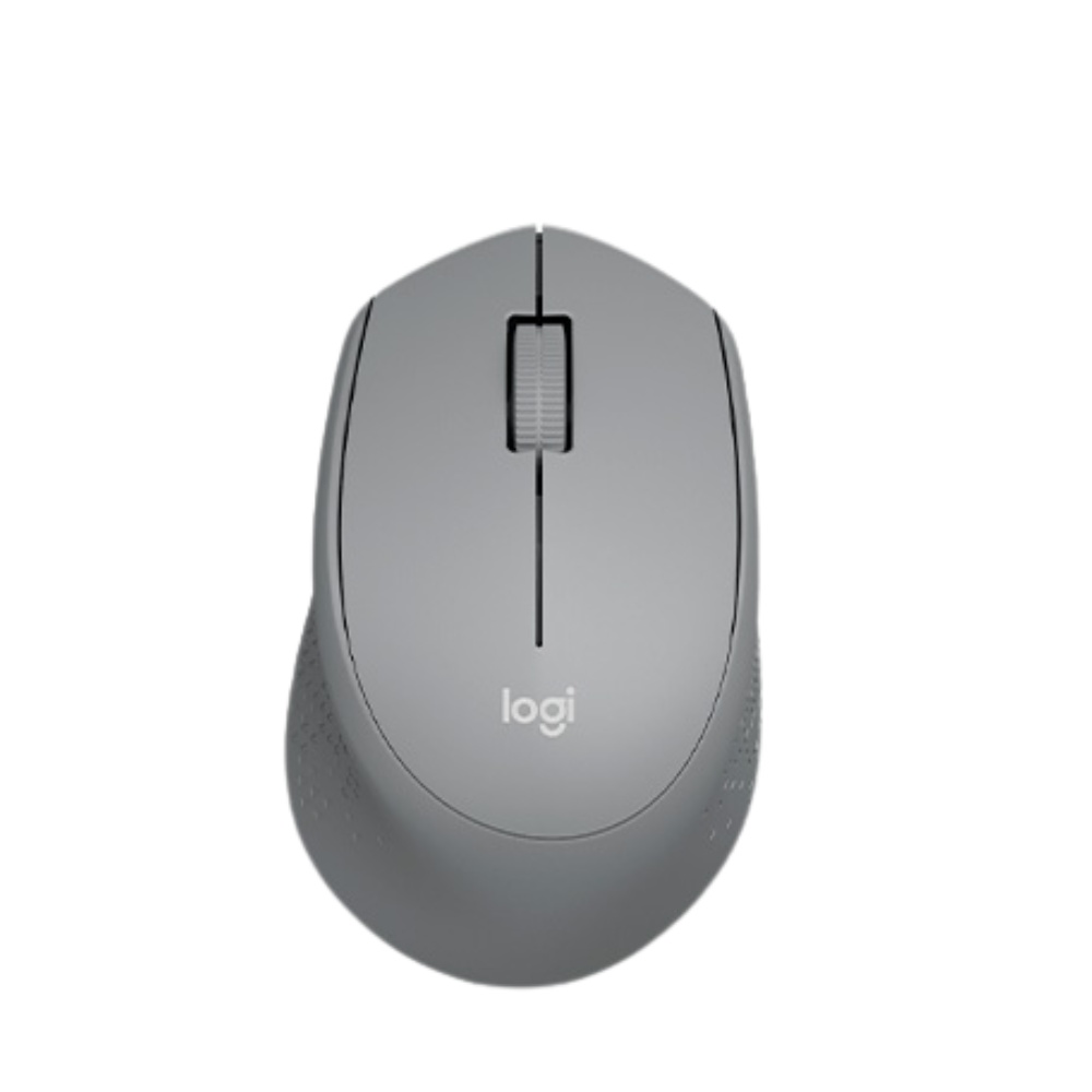 MOUSE INALÁMBRICO LOGITECH ÓPTICO DISEÑO CURVO M280 1000 DPI PLOMO - 2