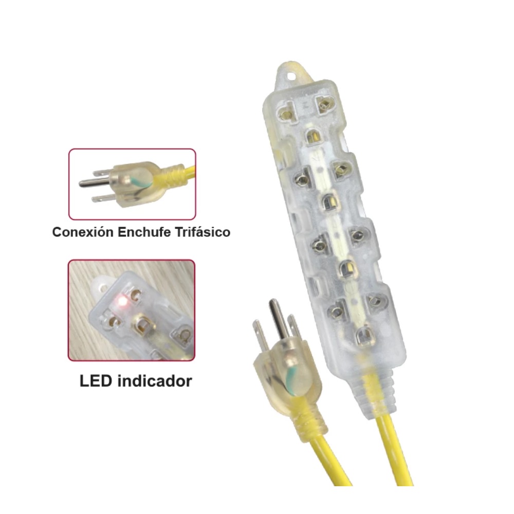 EXTENSION UNIVERSAL SILICONADA DE 30 METROS OPALUX OP-FL1230 - 2