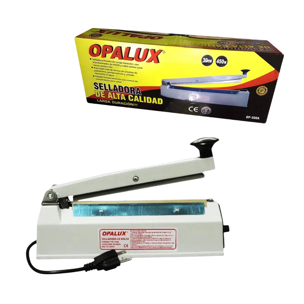 SELLADORA INDUSTRIAL DE BOLSAS 30 CM MANUAL - OPALUX - 1