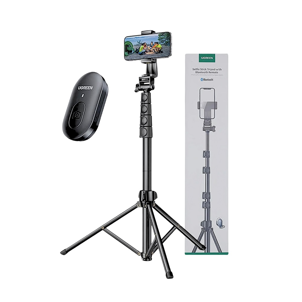 TRIPODE SELFIE STICK 2 EN 1 BLUETOOTH DE 1.8 METROS UGREEN LP680 - 1