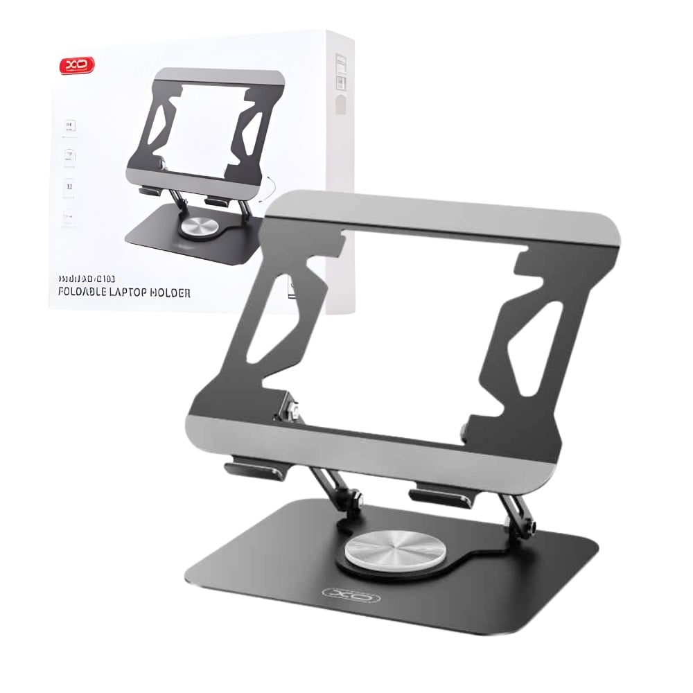 SOPORTE DE ALUMINIO PARA TABLET Y LAPTOP 360° XO C153 - 1