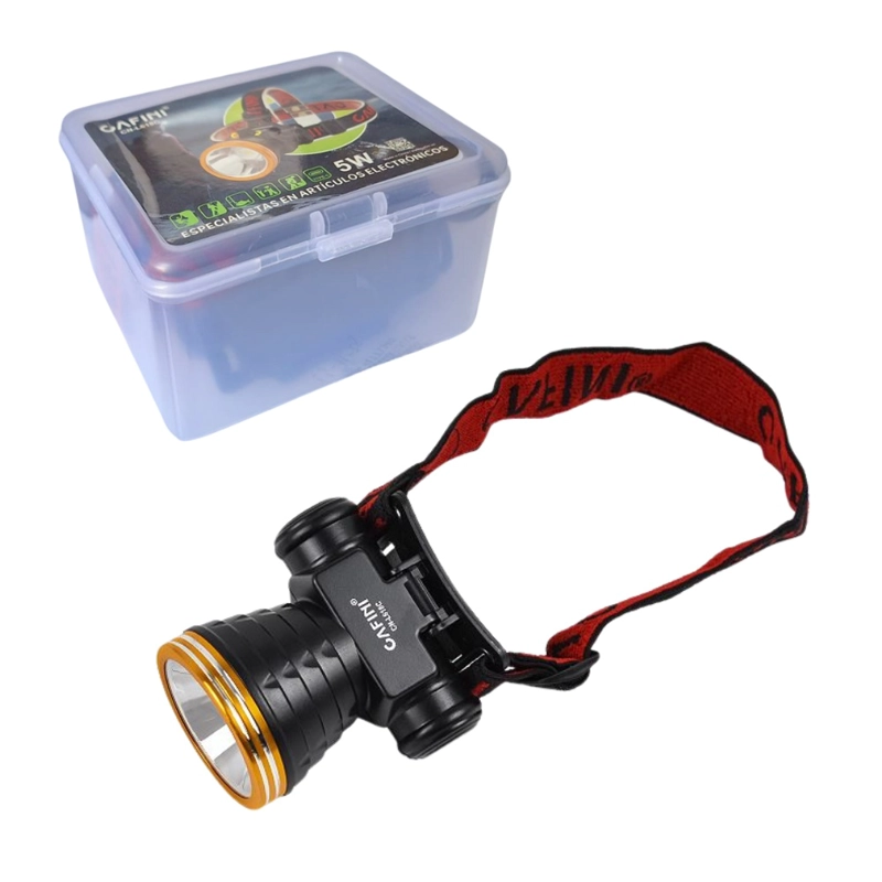 LINTERNA FRONTAL REGULABLE DE 5W Y 1200MAH RECARGABLE CAFINI CN-L618C - 1