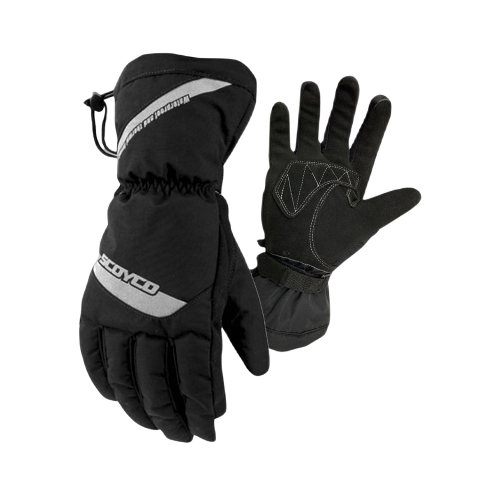GUANTE DE INVIERNO REFORZADO PARA MOTOCICLISTA SCOYCO TALLA L NEGRO - 1