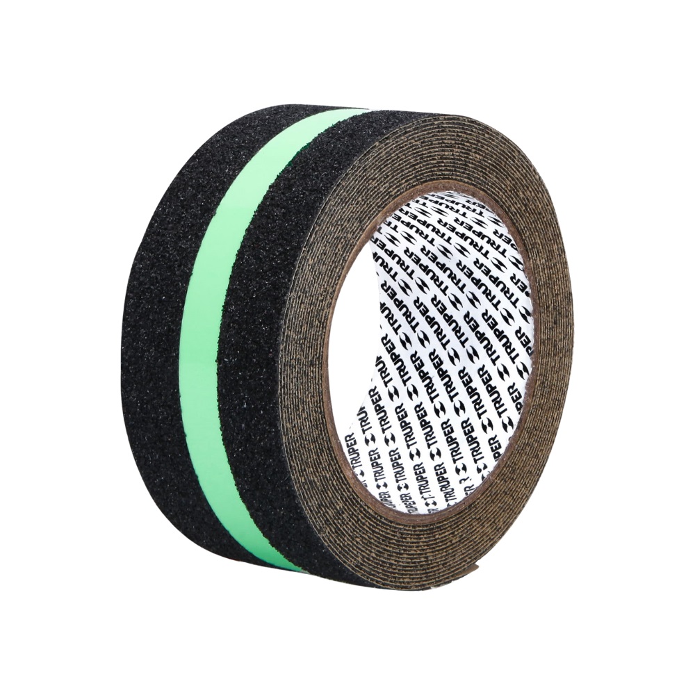 CINTA ANTIDERRAPANTE ANTIDESLIZANTE FOTOLUMINISCENTE ROLLO DE 18 METROS CON ANCHO DE 5 CENTIMETROS - TRUPER - 2