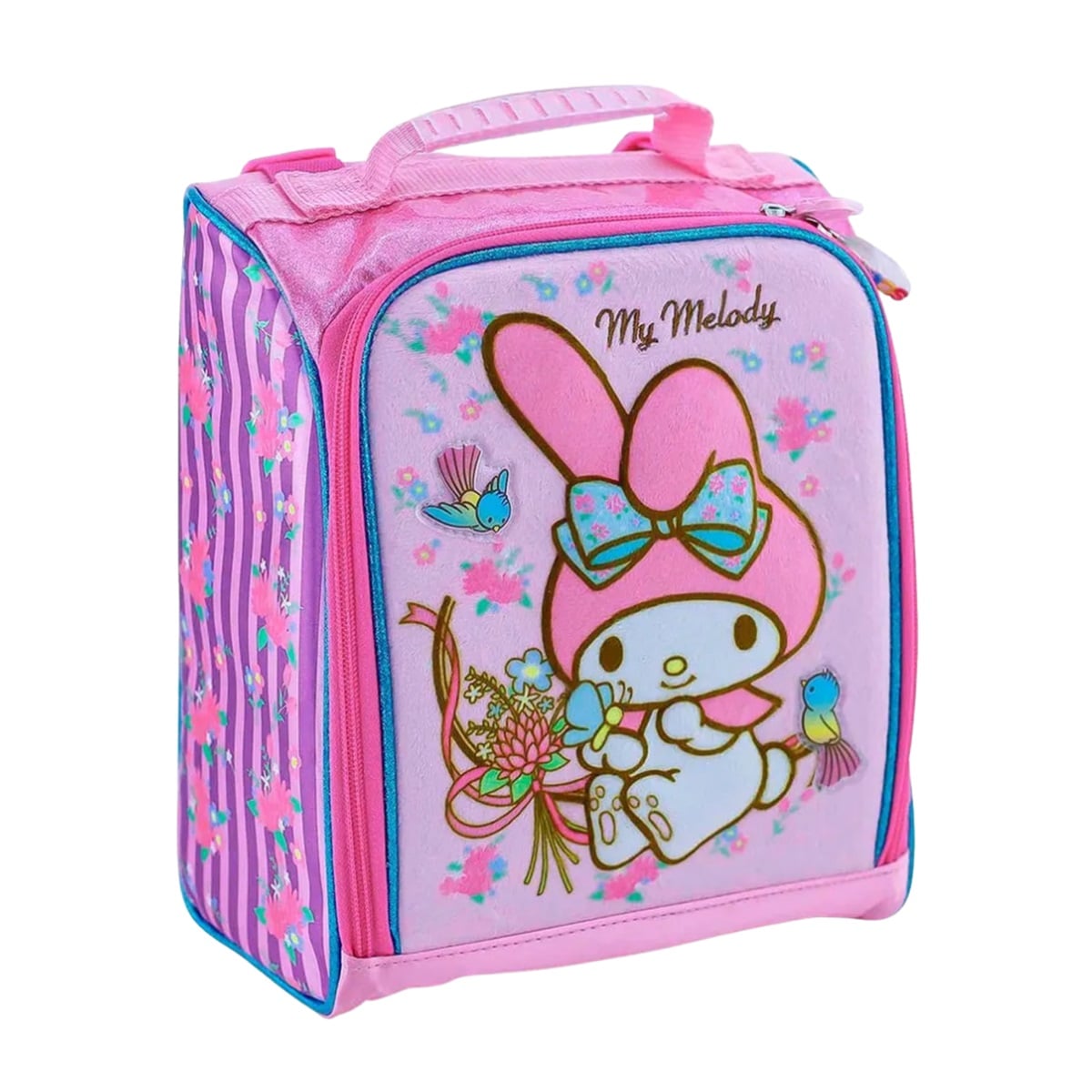LONCHERA TERMICA OFICIO MAGIC SCOOL MY MELODY 3D EVA Y TELA AFELPADA CON BRILLO - 1
