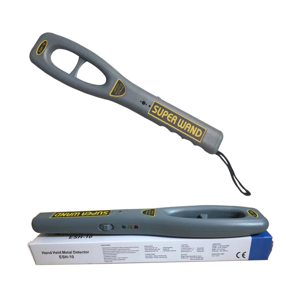 DETECTOR DE METALES PORTÁTIL SUPER WAND GC-101H - 2