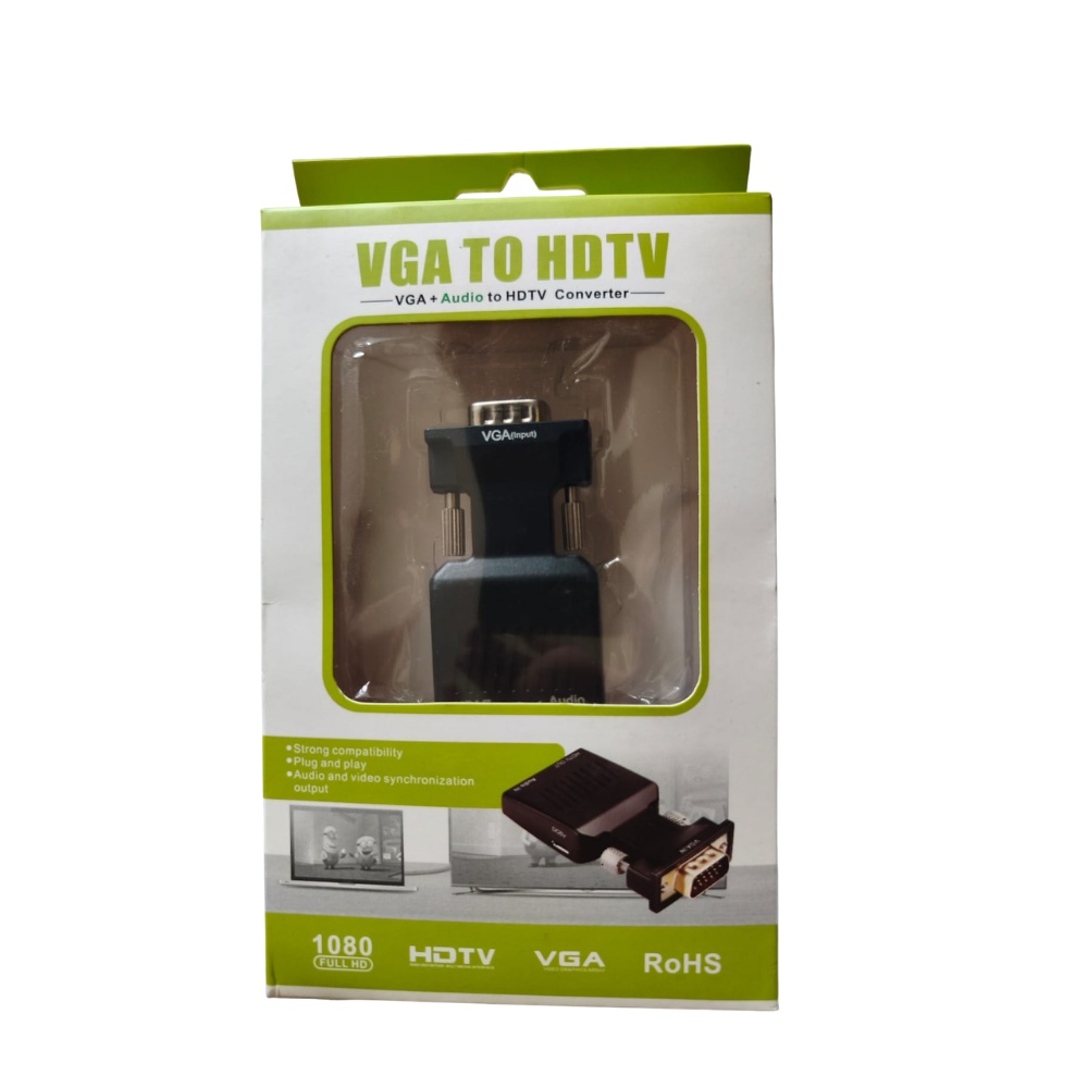 CONVERTIDOR VGA A HDMI ALTA DEFINICIÓN CON AUDIO - 2