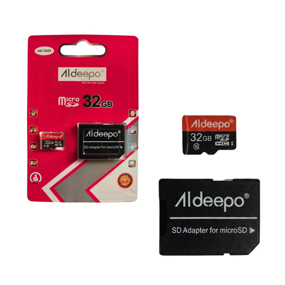 MEMORIA MICROSDHC 32 GB CON ADAPTADOR SD ALDEEPO AD-TA05 - 1