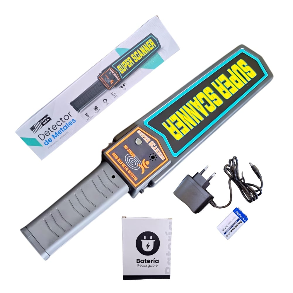 DETECTOR DE METALES CON INTERRUPTOR DE PROXIMIDAD SUPER SCANNER MD-3003B1 - 1
