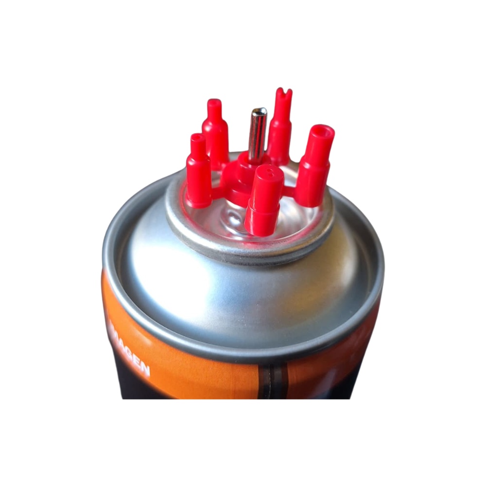 GAS BUTANO FIX ULTRA REFINADO VALVULA UNIVERSAL 500 ML - 2
