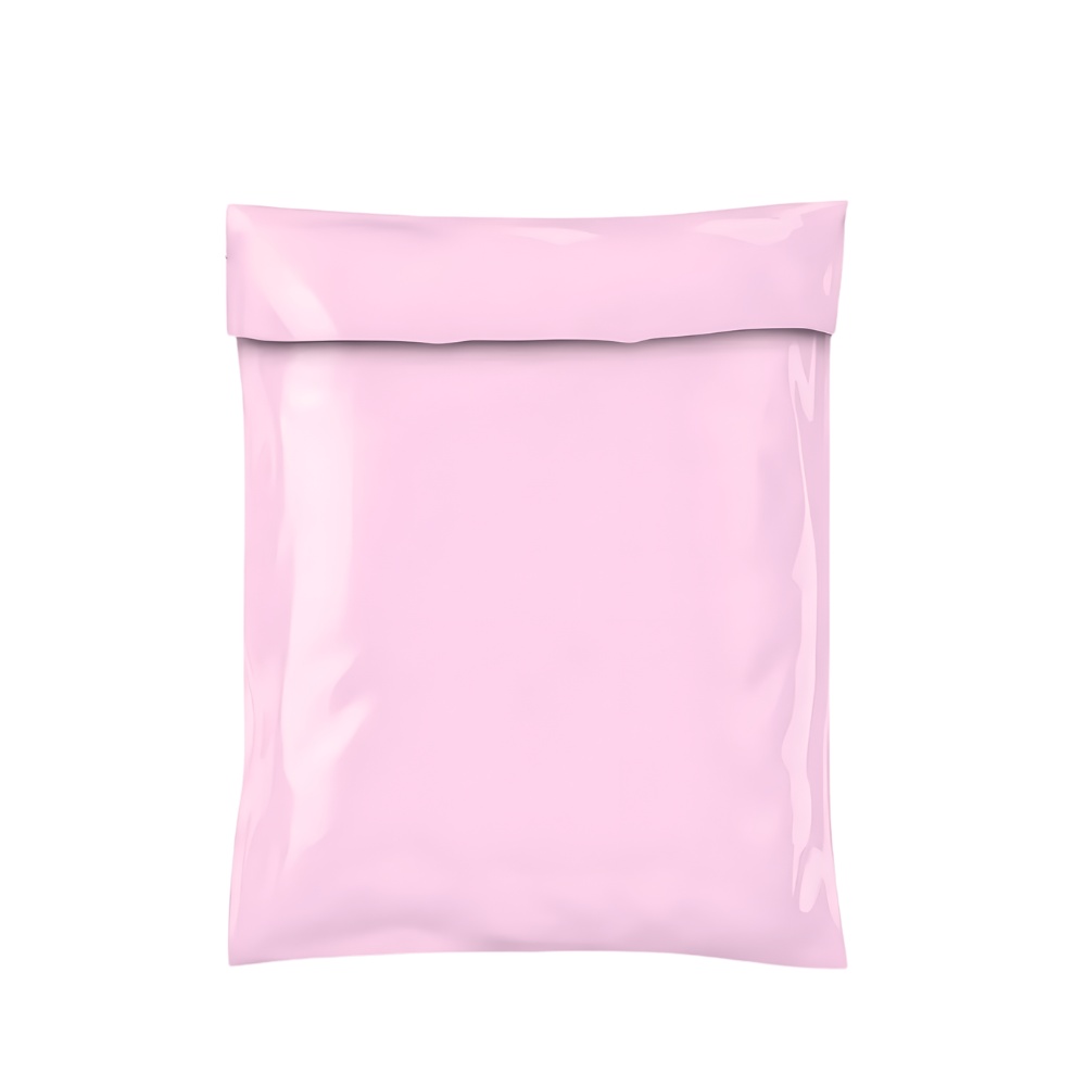 BOLSA PARA ENVÍOS ECOMMERCE Y COURIER 35X50 CM PACK 100 UNIDADES POLIETILENO CON CIERRE ADHESIVO DE SEGURIDAD ROSADO - 2