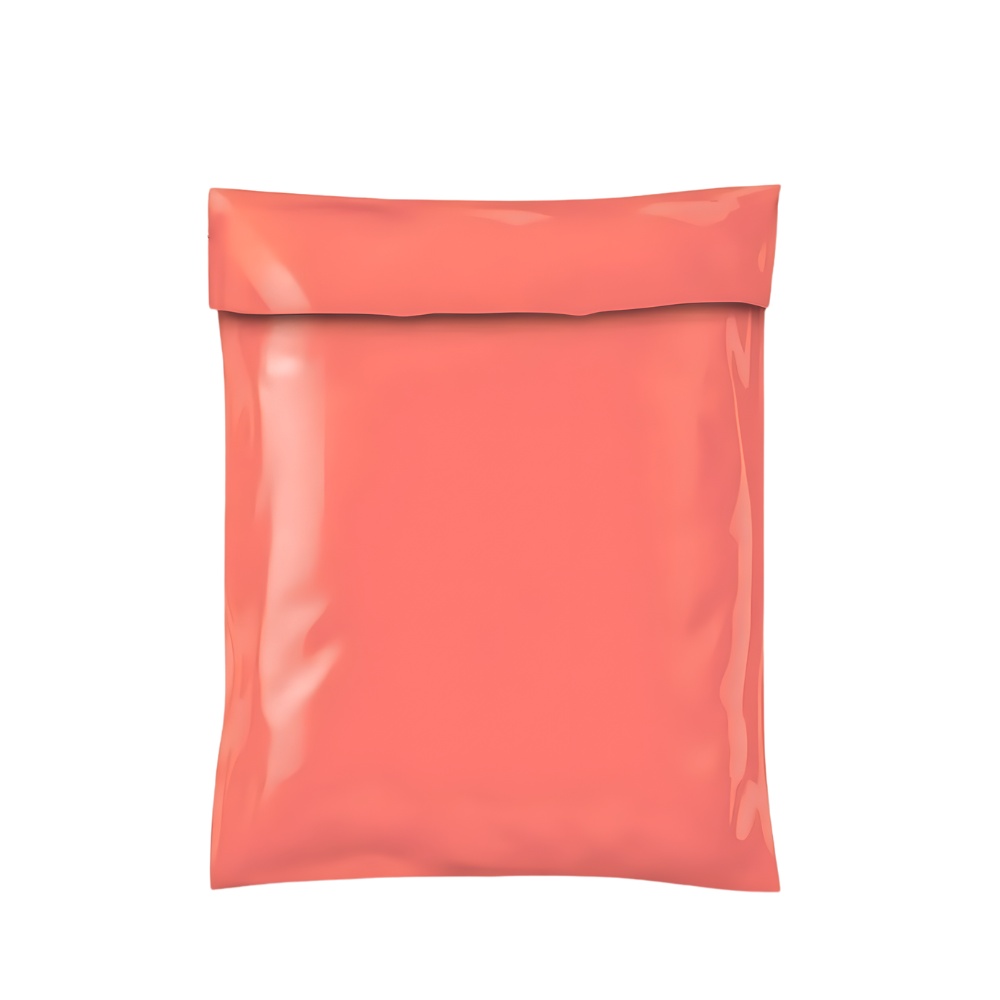BOLSA PARA ENVÍOS ECOMMERCE Y COURIER 35X50 CM PACK 100 UNIDADES POLIETILENO CON CIERRE ADHESIVO DE SEGURIDAD ROJO - 2