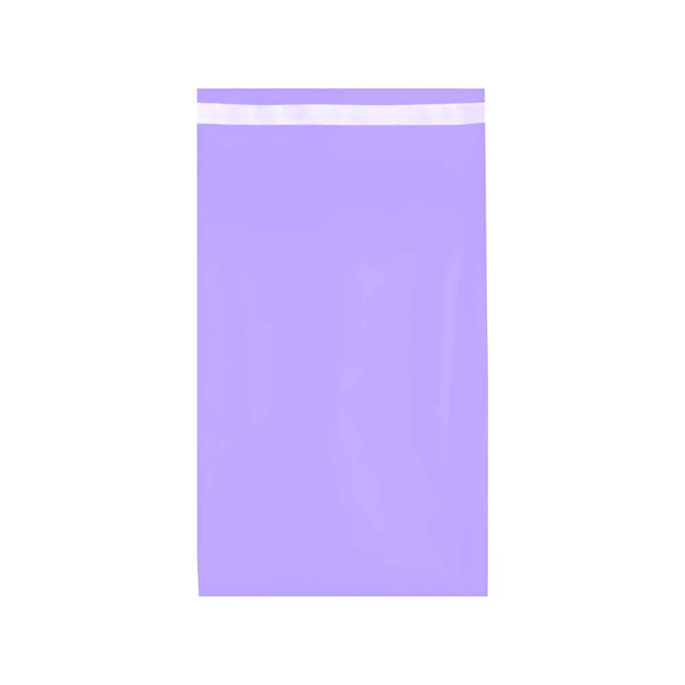 BOLSA PARA ENVÍOS ECOMMERCE Y COURIER 35X50 CM PACK 100 UNIDADES POLIETILENO CON CIERRE ADHESIVO DE SEGURIDAD LILA - 1