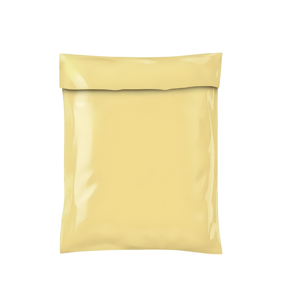 BOLSA PARA ENVÍOS ECOMMERCE Y COURIER 35X50 CM PACK 100 UNIDADES POLIETILENO CON CIERRE ADHESIVO DE SEGURIDAD AMARILLO - 2