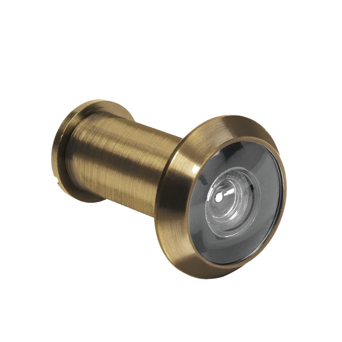 MIRILLA VISOR DE SEGURIDAD CON ACABADO DE LATON ANTIGUO PARA PUERTA 180° 30 MM HERMEX MIRI-2 - 1