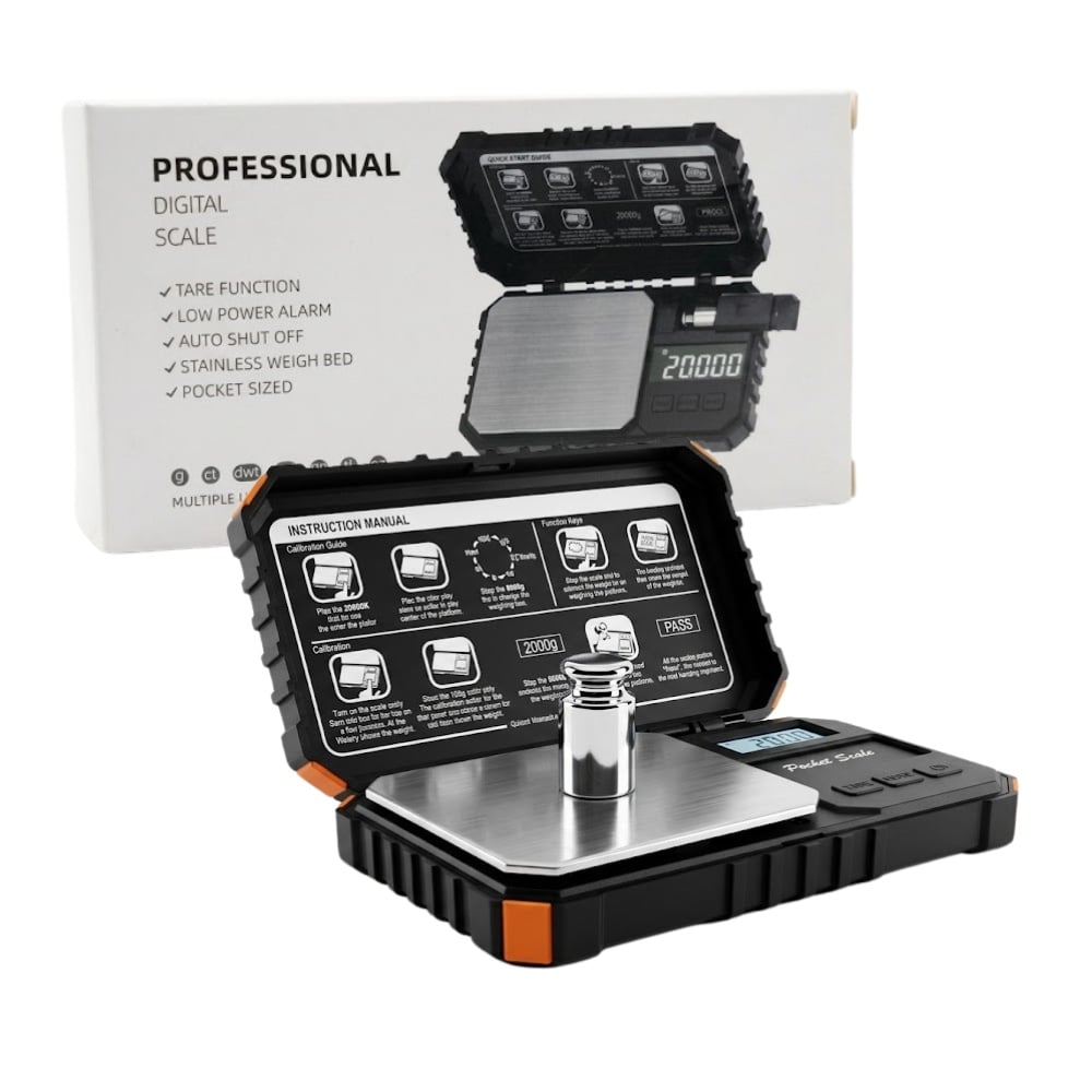 BALANZA DIGITAL DE COCINA ALTA PRECISION 50G X 0.001G CON PANTALLA LCD Y FUNCIÓN TARA PARA JOYERÍA, LABORATORIO Y COCINA - 1