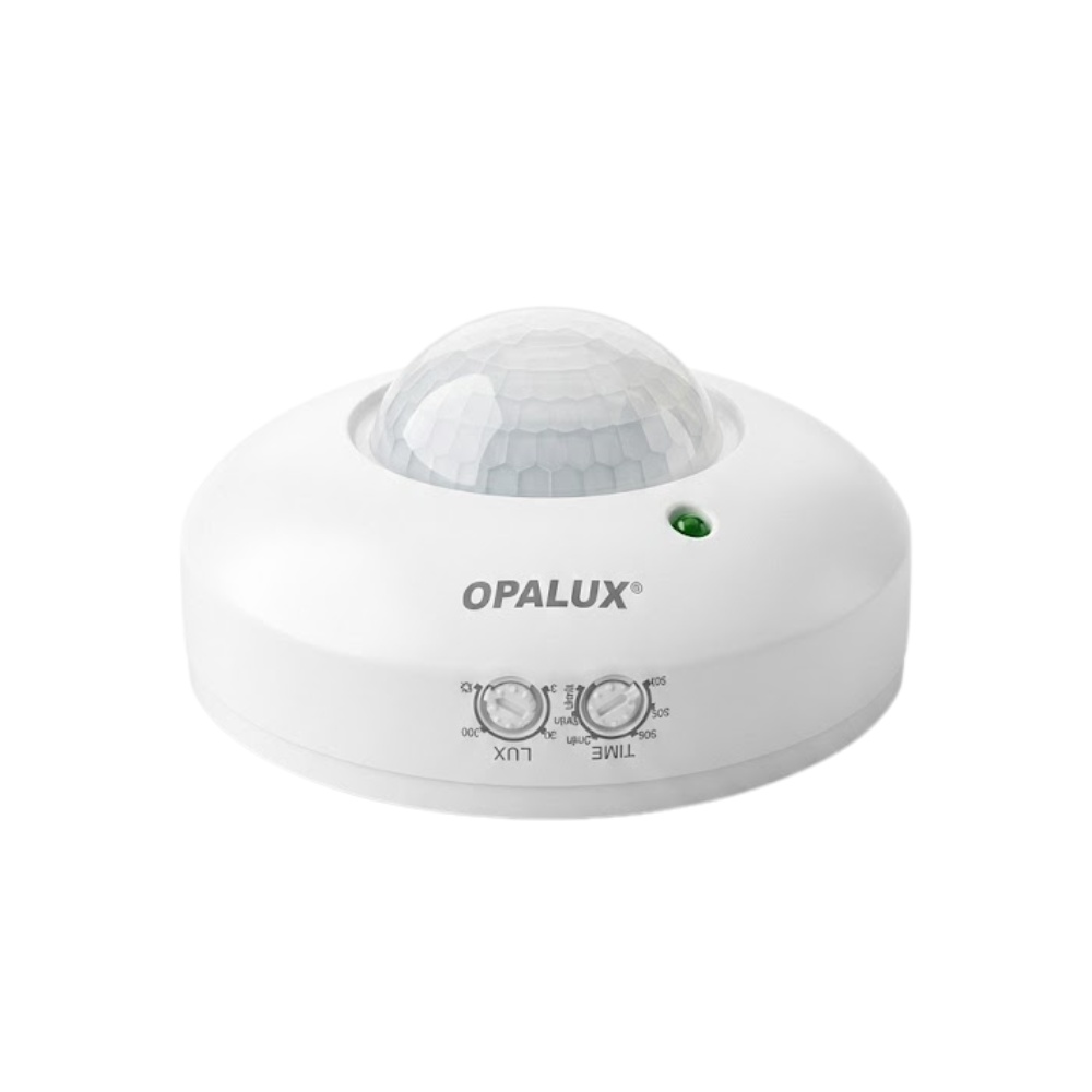 SENSOR DE MOVIMIENTO INFRARROJO 360° CON TEMPORIZADOR Y CONTROL LUX PARA ILUMINACION AUTOMATICA OPALUX ST-07N - 2