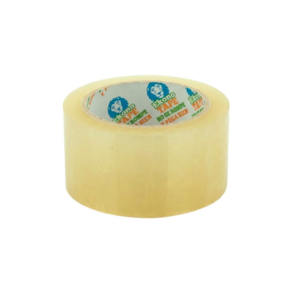 CINTAS DE EMBALAJE TRANSPARENTE EKONO TAPE 45MM X 100 METROS (110 YD) ROLLO X 6UND - 2