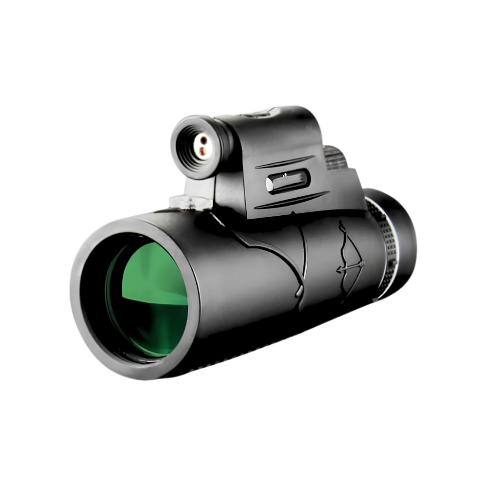 MONOCULAR PROFESIONAL 2000M CON BRUJULA LASER ROJO LINTERNA 50X60 Y SOPORTE PARA CELULAR CON TRIPODE - 2