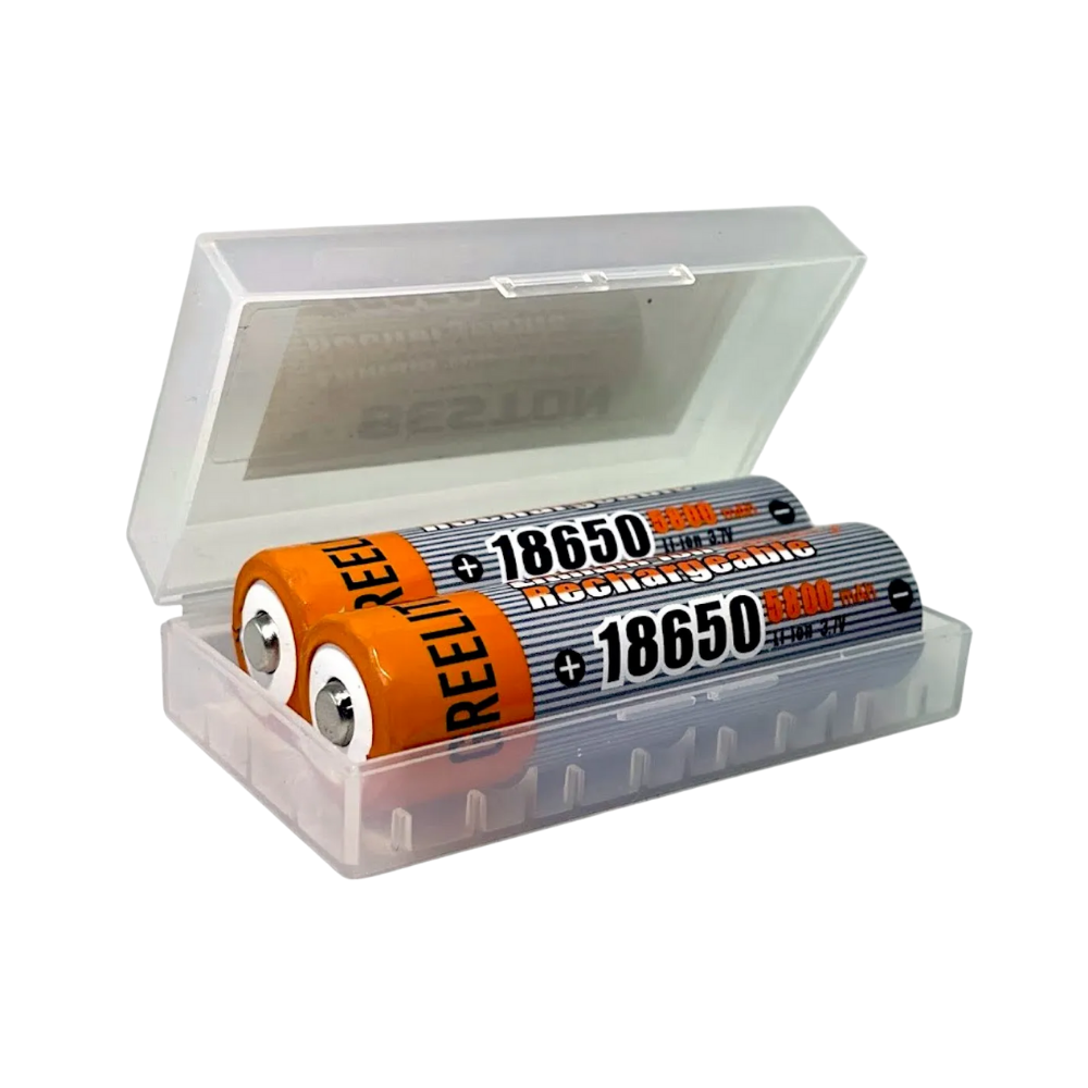 BATERÍAS RECARGABLES X2UND C/PIN 18650 2600MAH 3.7V 40A C/U MARCA BESTON - 2
