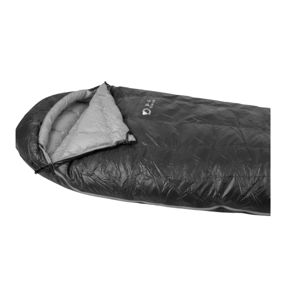 BOLSA DE DORMIR 210 X 80 CM TIPO MOMIA CON RELLENO DE PLUMON DE PATO ULTRALIGERA DIMAN DUCK DOWN - 4