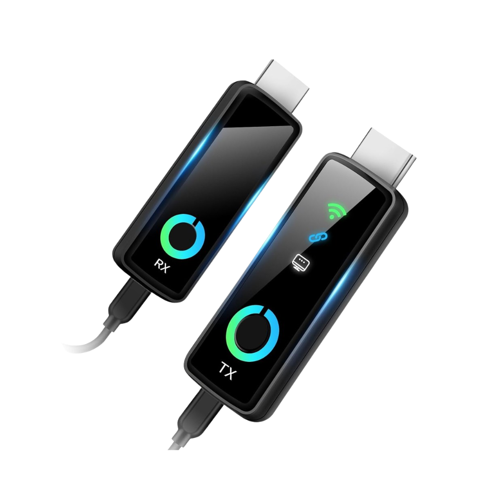 EXTENSOR HDMI INALAMBRICO DE 50 METROS CON TRANSMISOR TX Y RECEPTOR RX, FULL HD 1080P A 60HZ DUAL BAND 2.4GHZ/5GHZ Y PLUG Y PLAY - 2