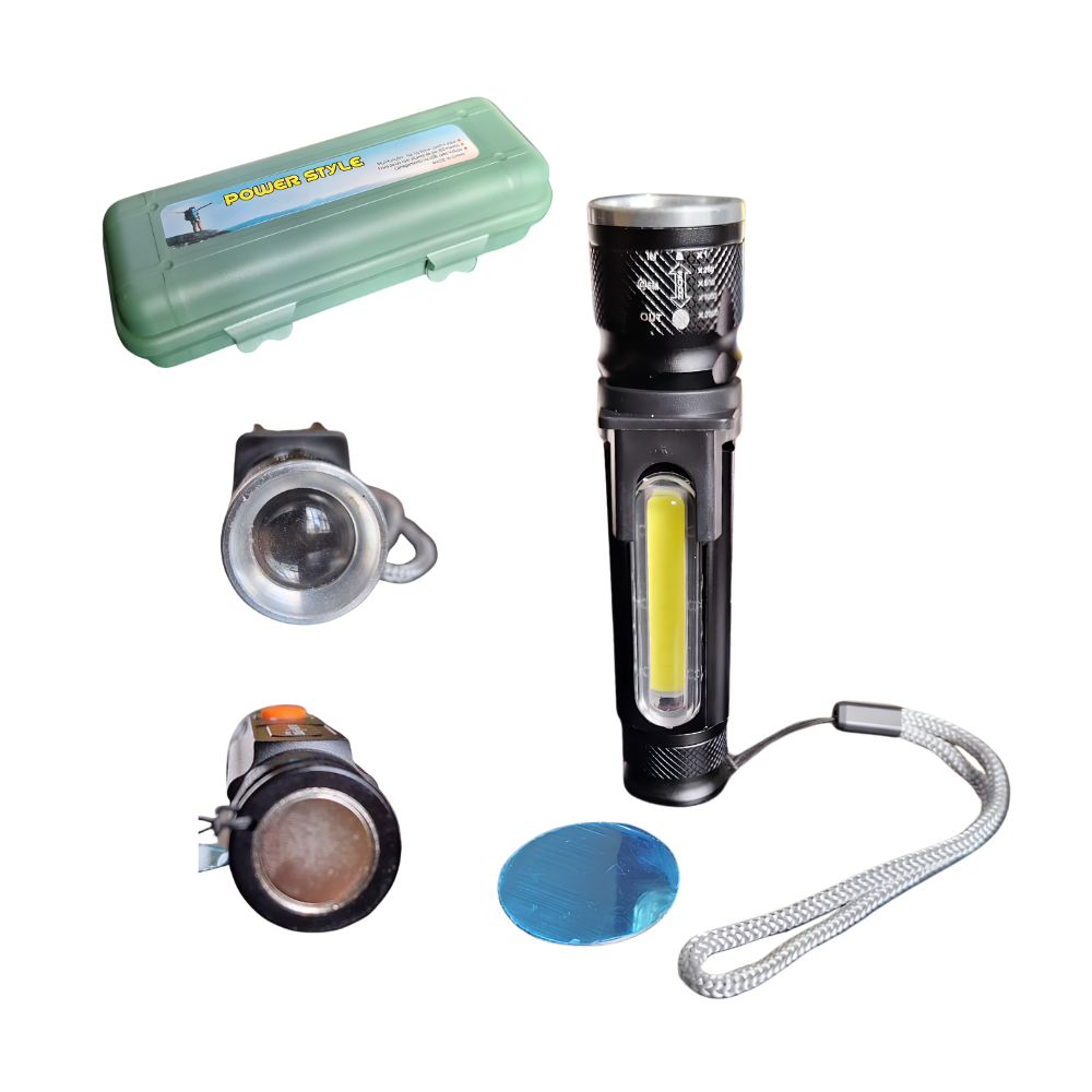 LINTERNA Y LAMPARA DE MANO 300 METROS 5 FUNCIONES LED + COB LATERAL BASE MAGNETICA SUREFIRE SF-5153 - 1