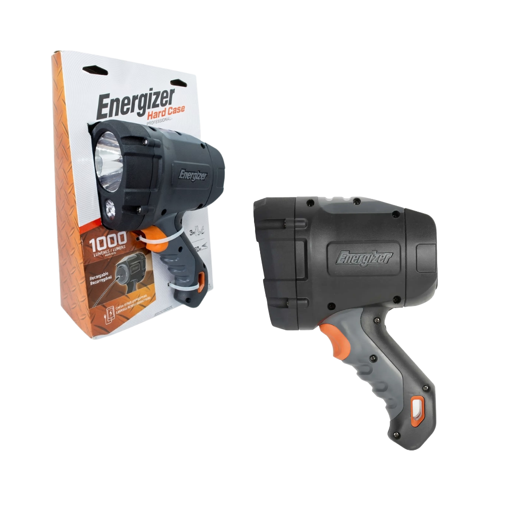 LINTERNA RECARGABLE ENERGIZER HARD CASE PROFESSIONAL 1000 LUMENES POWER BANK USB 550 METROS IPX4 - 1