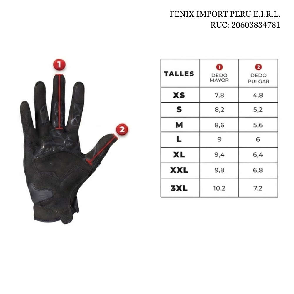 GUANTES PARA MOTOCICLISTA LS2 ALL TERRAIN NEGRO HOMBRE, PROTECCIÓN NUDILLOS, REFUERZOS ANTIDESLIZANTES, DISEÑO ADVENTURE TALLA M - 2