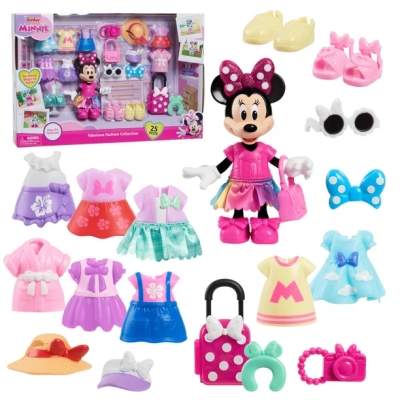 MUÑECA MINNIE MOUSE FASHION- 18CMS CON 25 PIEZAS - 1