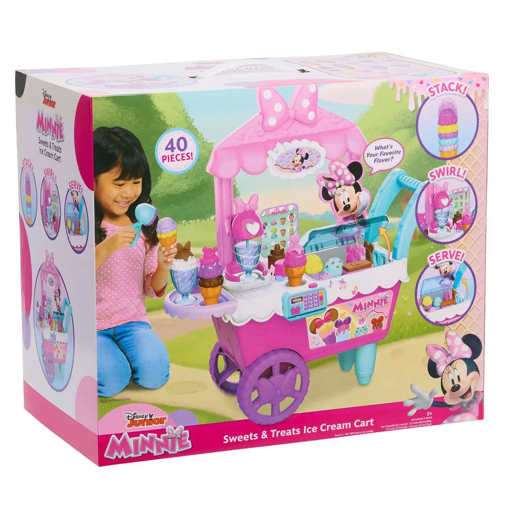 MINNIE MOUSE SET DE CARRITO DE HELADOS - 6