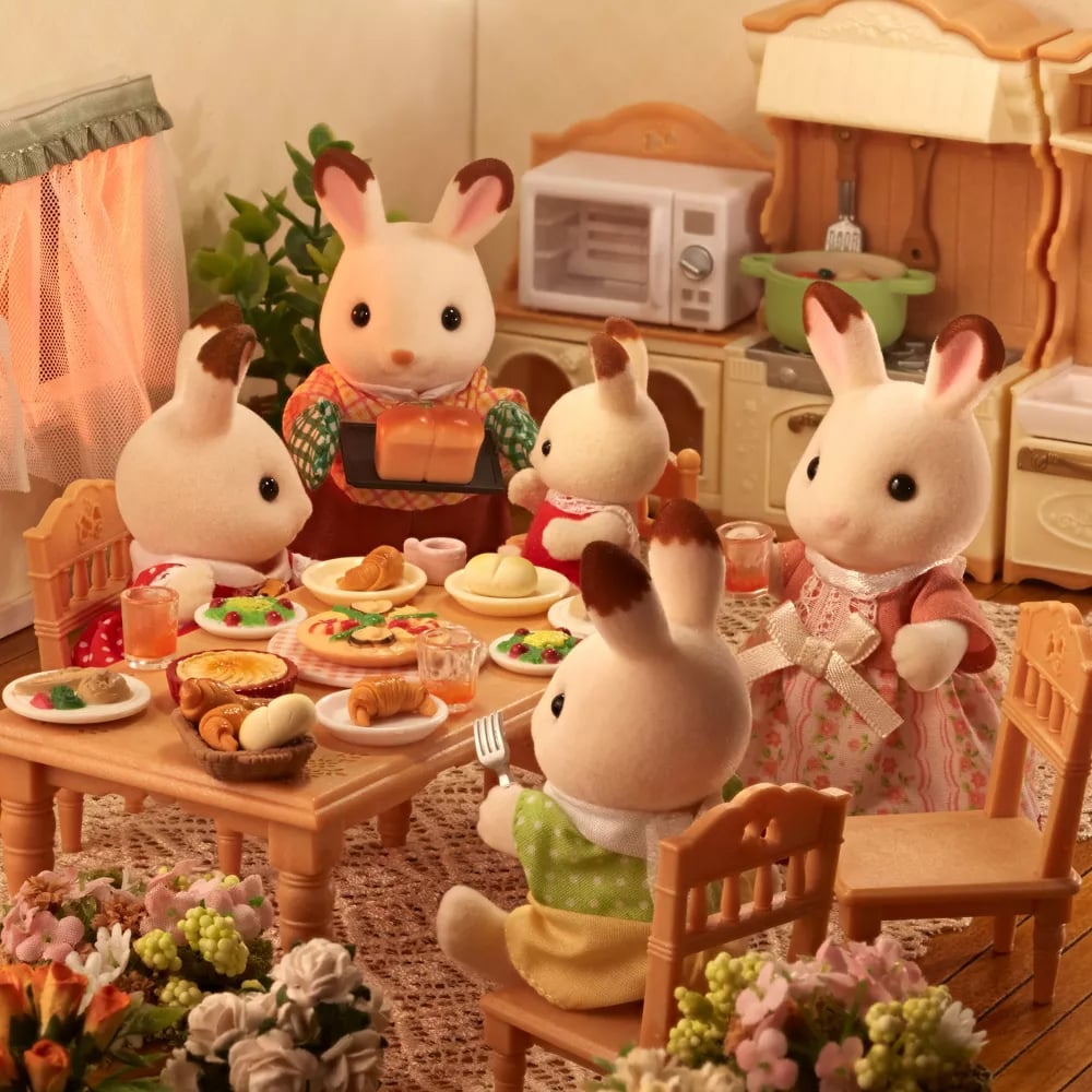 TERNURINES SYLVANIAN CALICO CRITTERS FAMILIA CONEJITO - 4