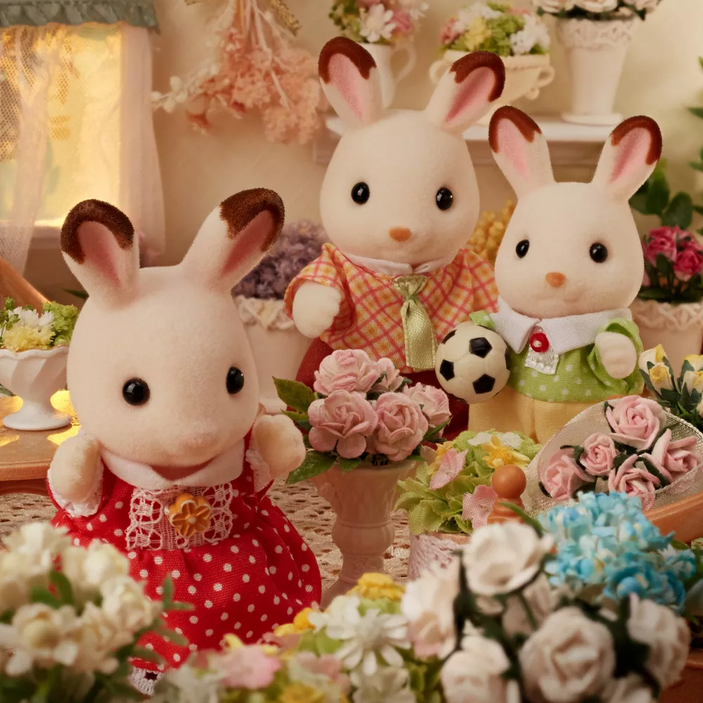 TERNURINES SYLVANIAN CALICO CRITTERS FAMILIA CONEJITO - 5