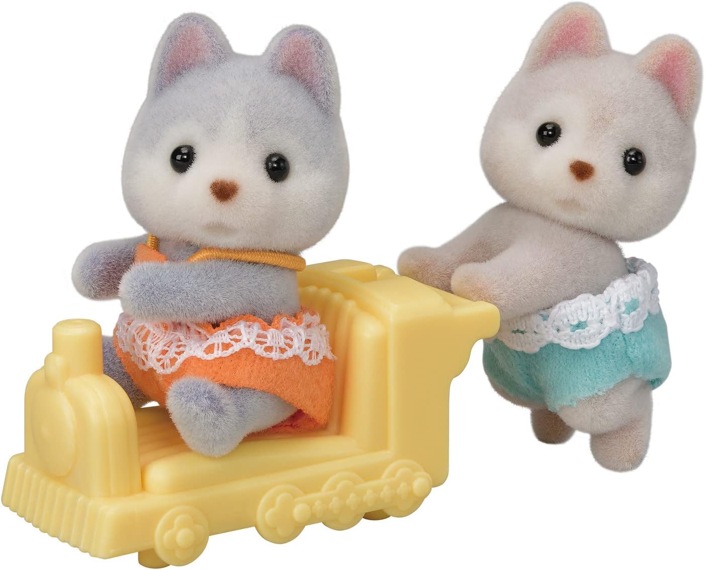 TERNURINES SYLVANIAN CALICO CRITTERS GEMELITOS HUSKY - 1