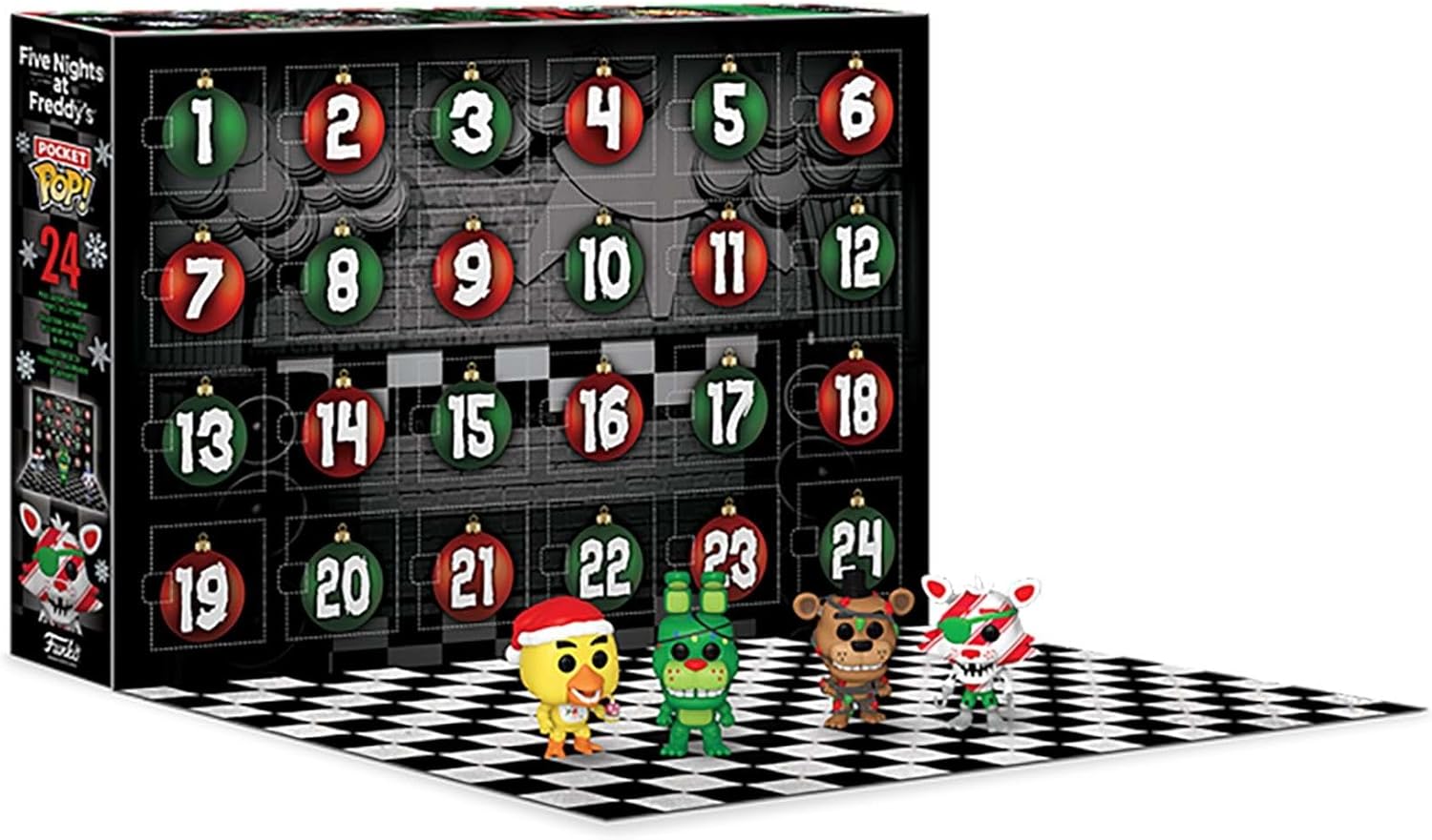 CALENDARIO ADVIENTO 24 DIAS FNAF FIVE NIGHTS AT FREDDYS POCKET POP FIGURAS VINILO - 2