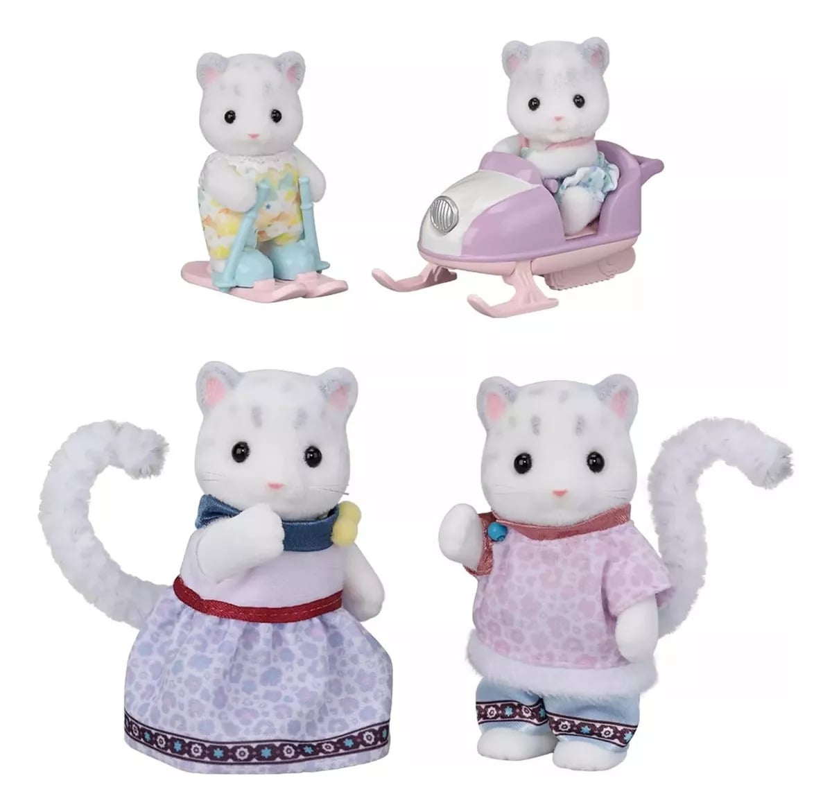 TERNURINES SYLVANIAN CALICO CRITTERS FAMILIA LEOPARDO - 2